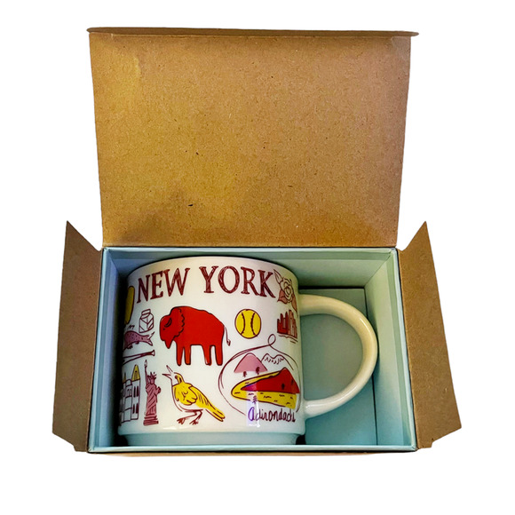 NIB Starbucks New York State Coffee Mug Been There NYC - Statute of Liberty - Picture 1 of 4
